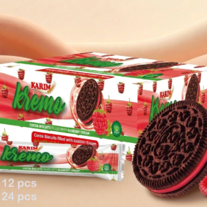 Kremo cocoa biscuits raspberry cream