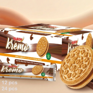 Kremo vanilla biscuits chocolate cream
