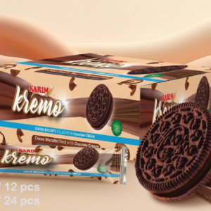 Kremo cocoa biscuits chocolate cream