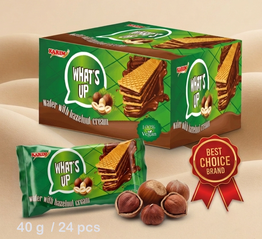 What’s up hazelnut wafer