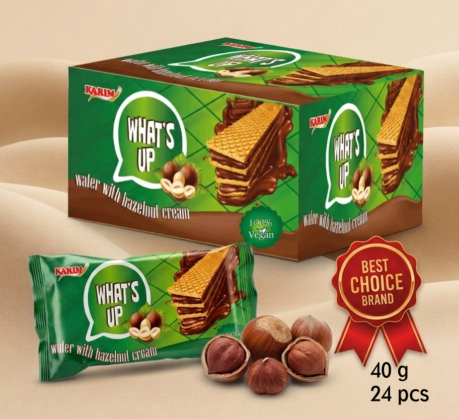 What’s up hazelnut wafer