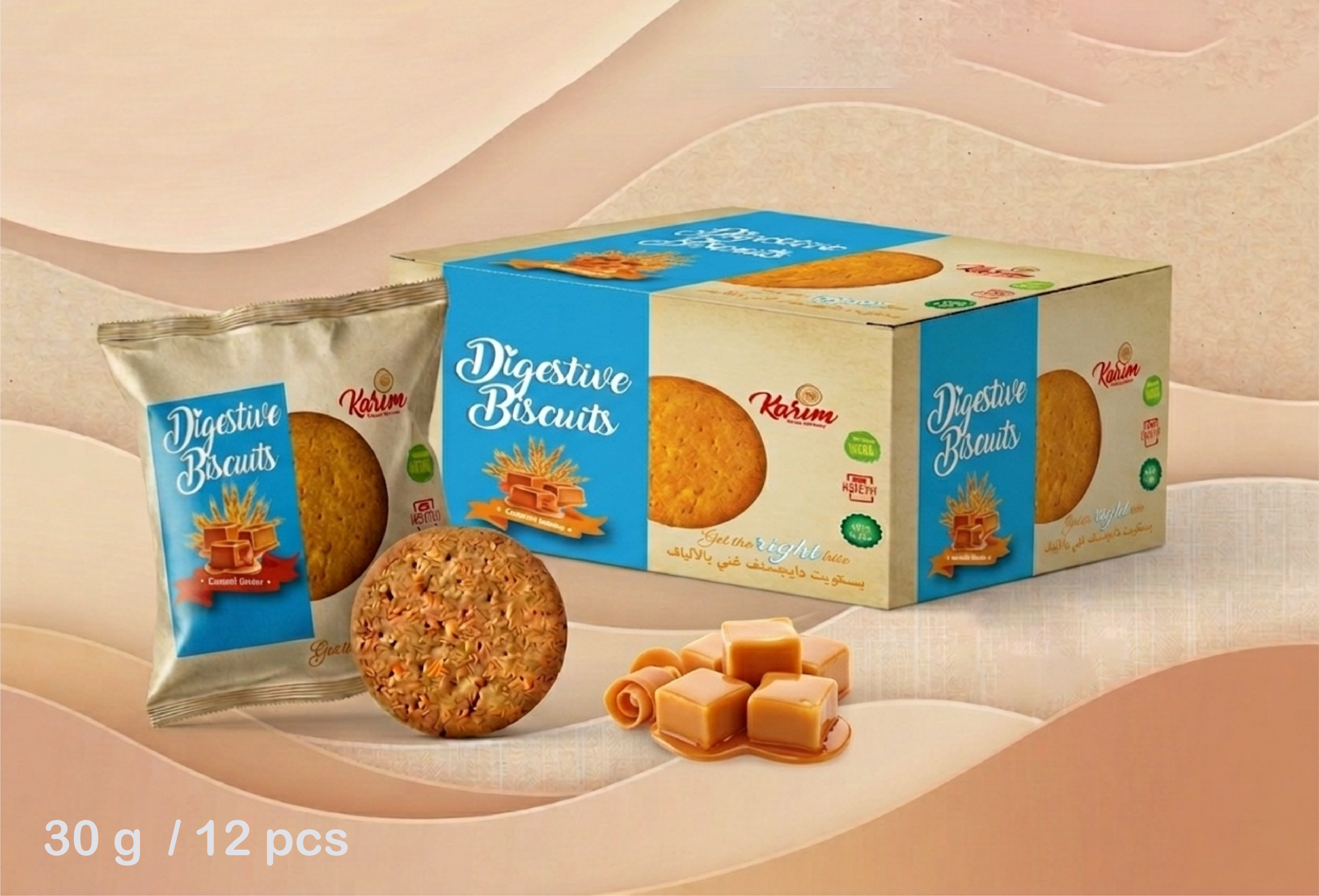 Digestive caramel