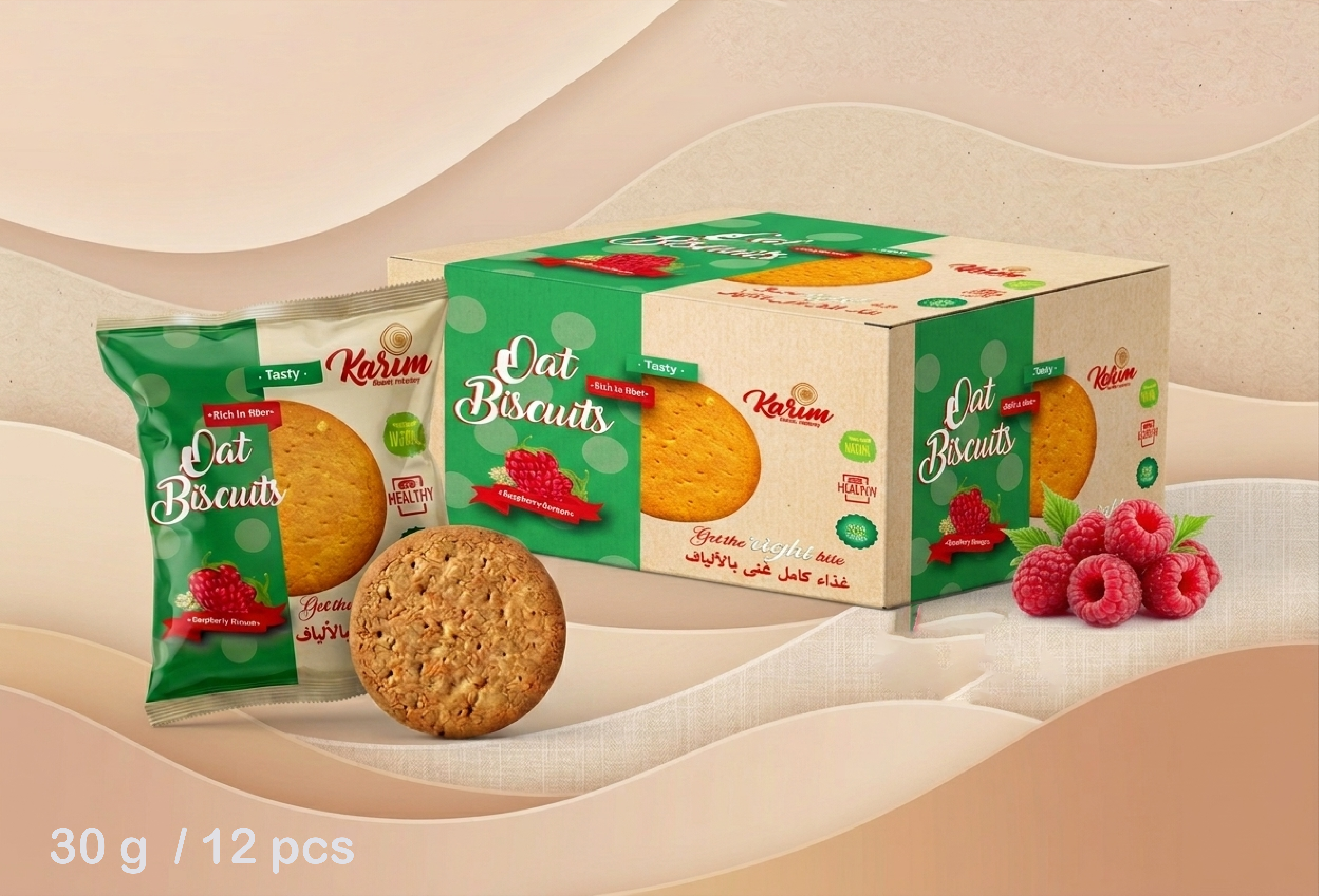 Oat raspberry