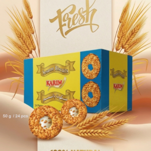 sesame Crunchy Biscuits (tastes as barazek)